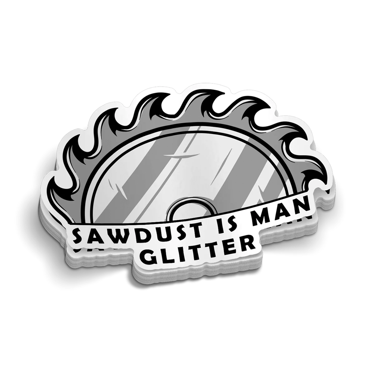 Sawdust - Hard Hat Decal - Armed American Supply