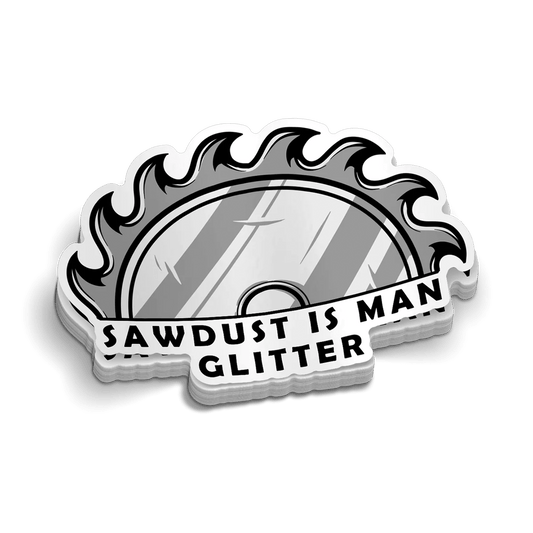 Sawdust - Hard Hat Decal - Armed American Supply