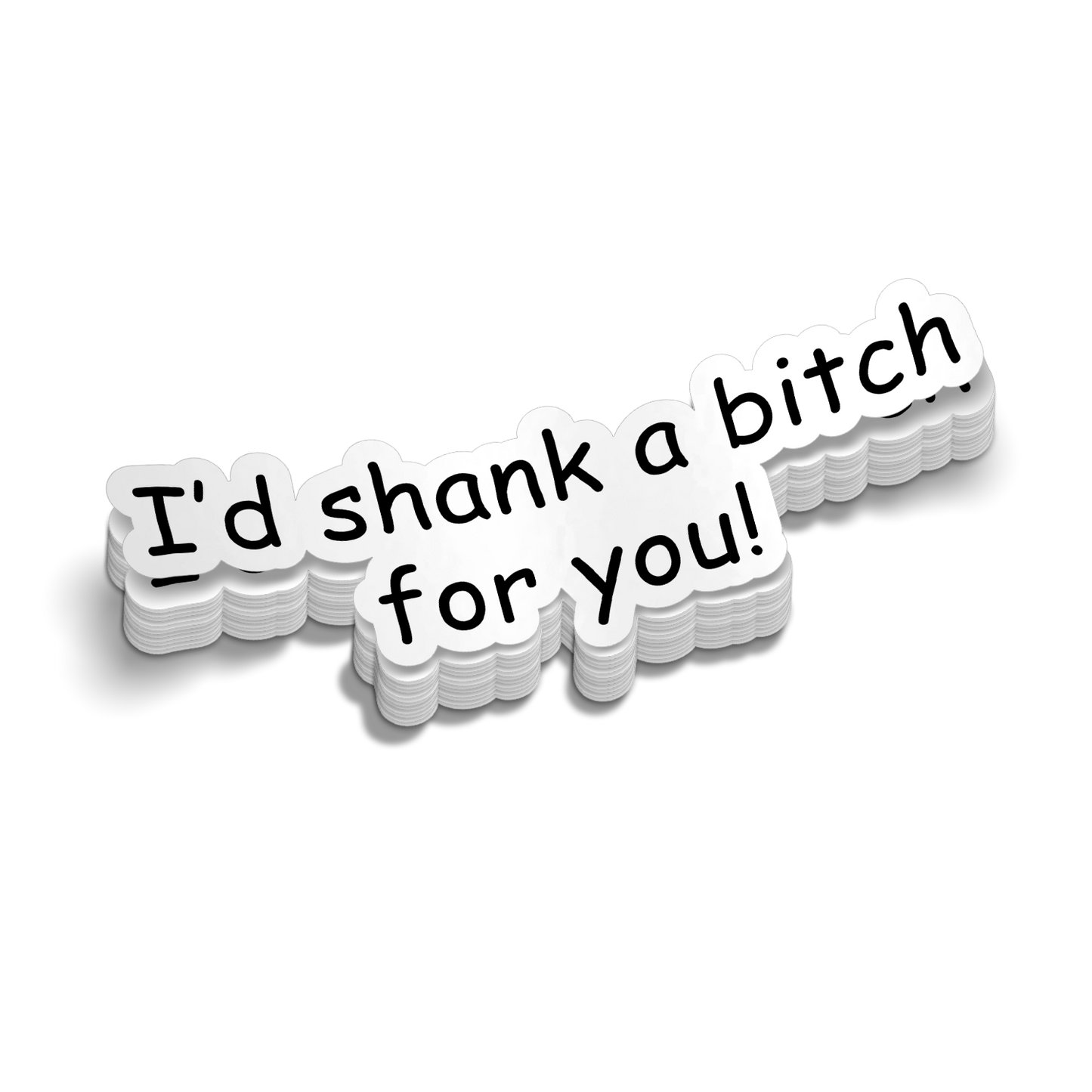 Shank A Bitch - Hard Hat Decal