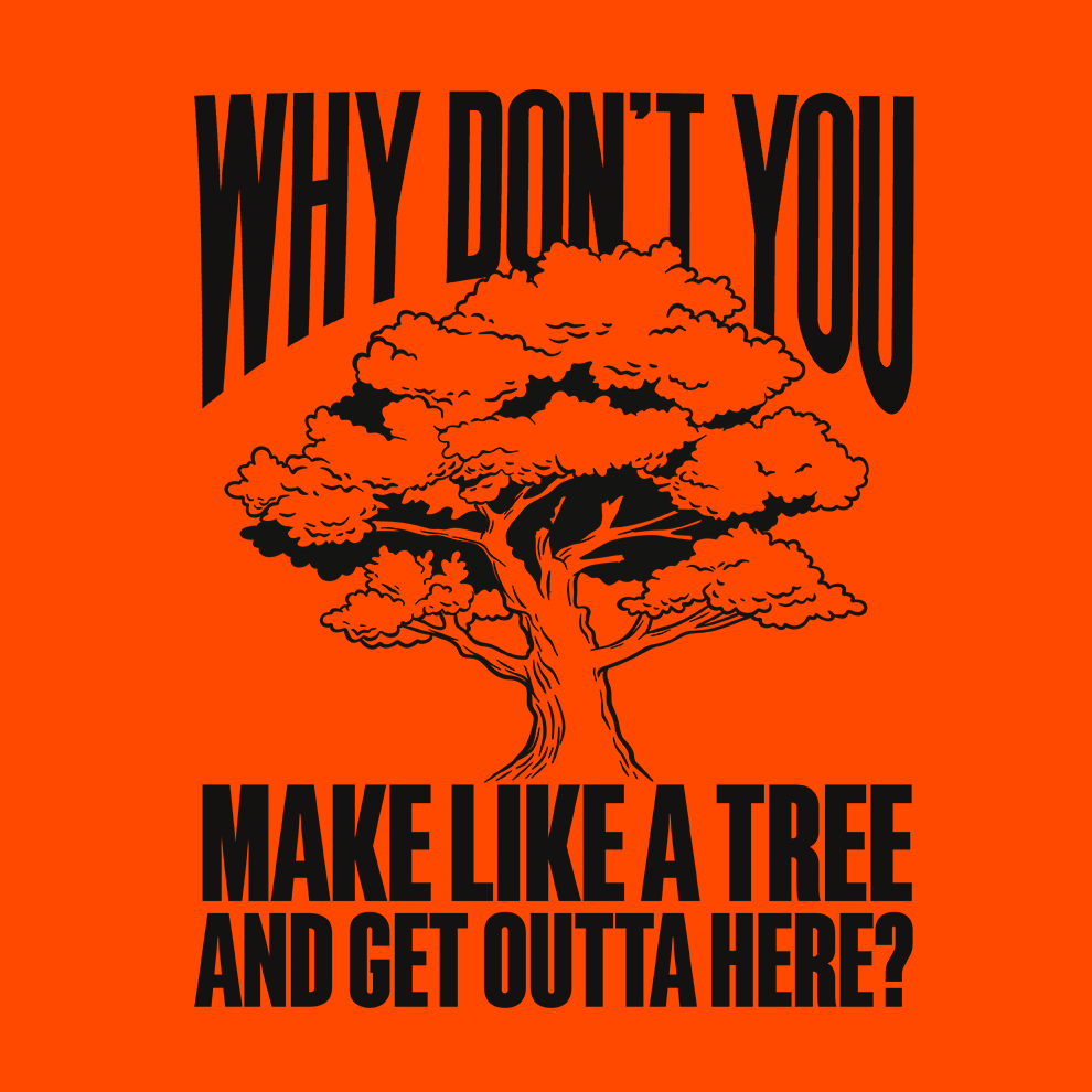 Make Like a Tree - Hi Vis Hoodie