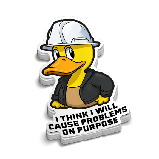 Cause Problems - Hard Hat Decal - Armed American Supply