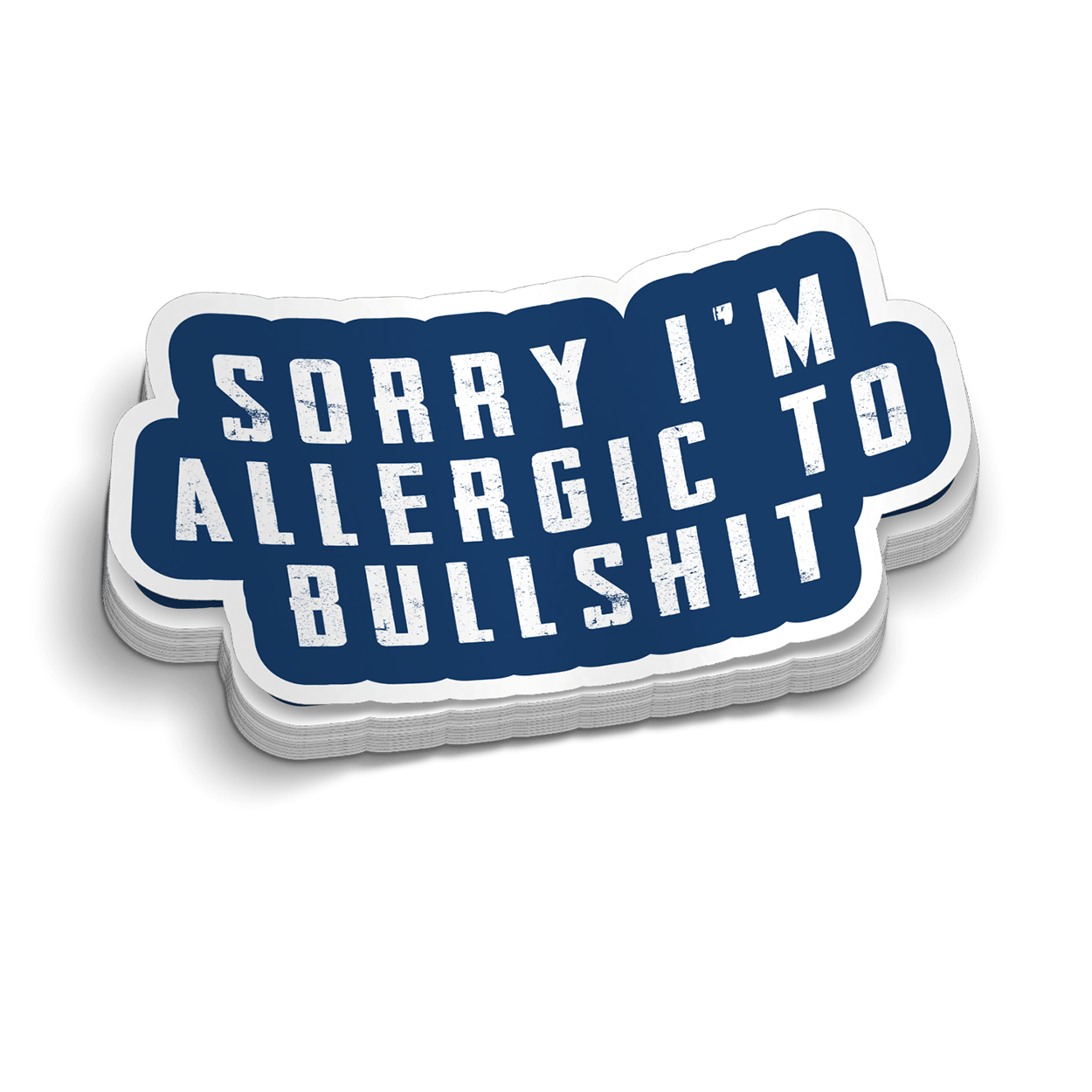Allergic - Hard Hat Decal - Armed American Supply