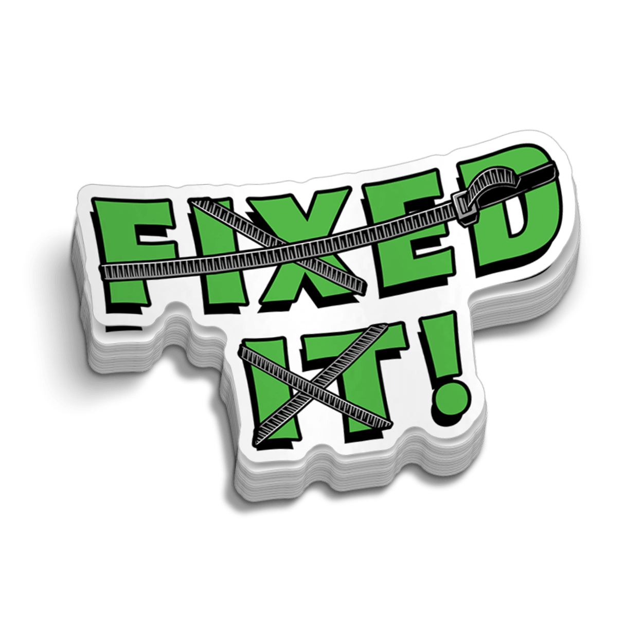 Fixed It - Hard Hat Decal - Armed American Supply