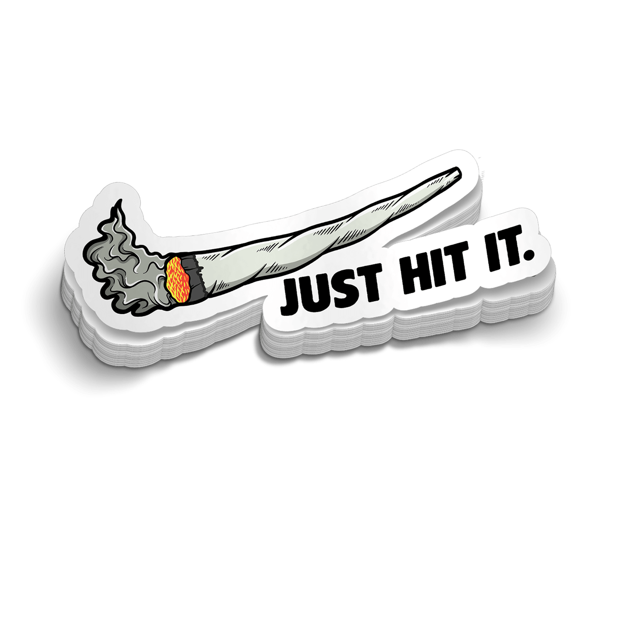 Just Hit It - Hard Hat Decal - Armed American Supply