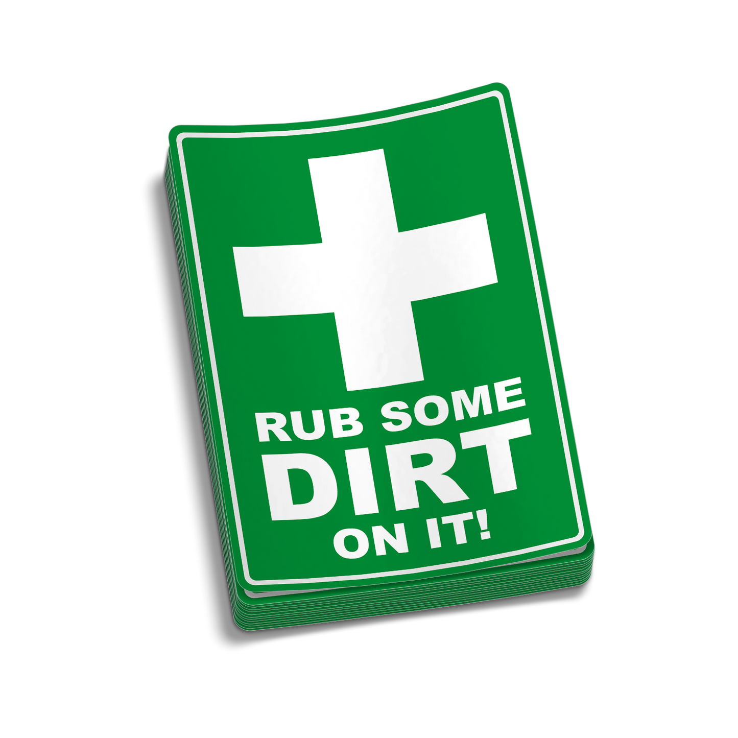 Rub Some Dirt On It - Hard Hat Decal