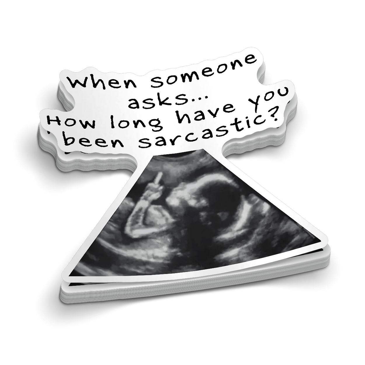 Sarcastic - Hard Hat Decal - Armed American Supply