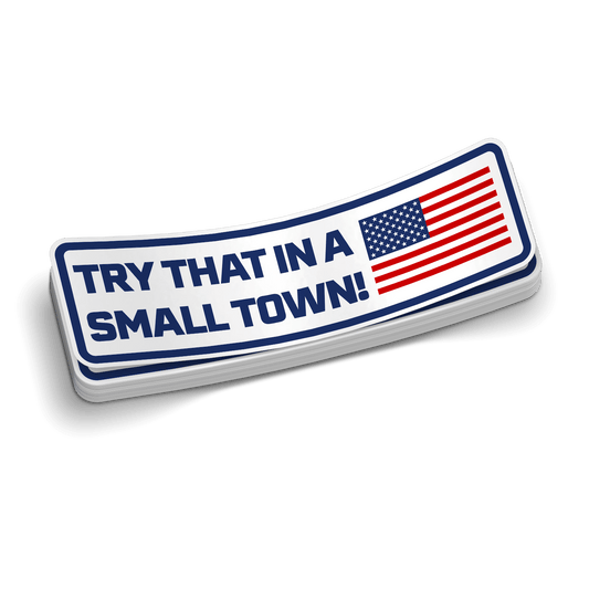 Small Town - Hard Hat Decal - Armed American Supply