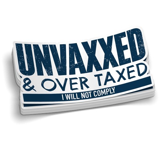 Unvaxxed - Hard Hat Decal - Armed American Supply