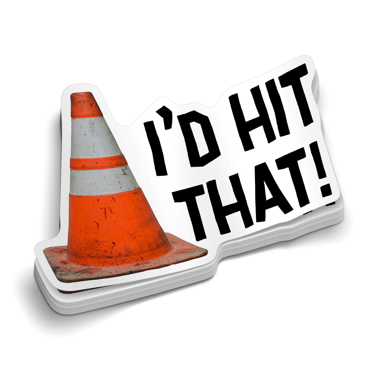 I'd Hit That - Hard Hat Decal