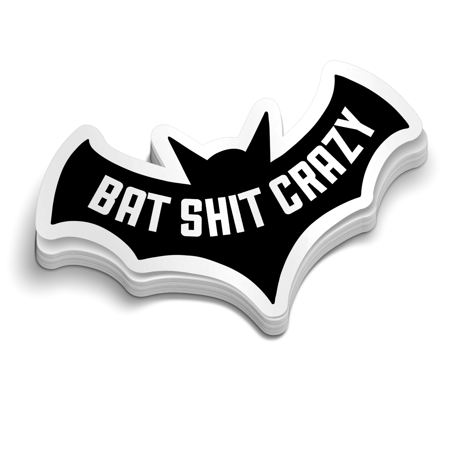 Bat Shit Crazy - Hard Hat Decal - Armed American Supply