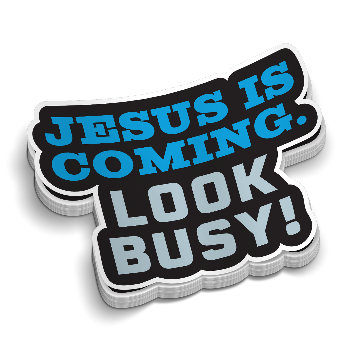 Look Busy - Hard Hat Decal