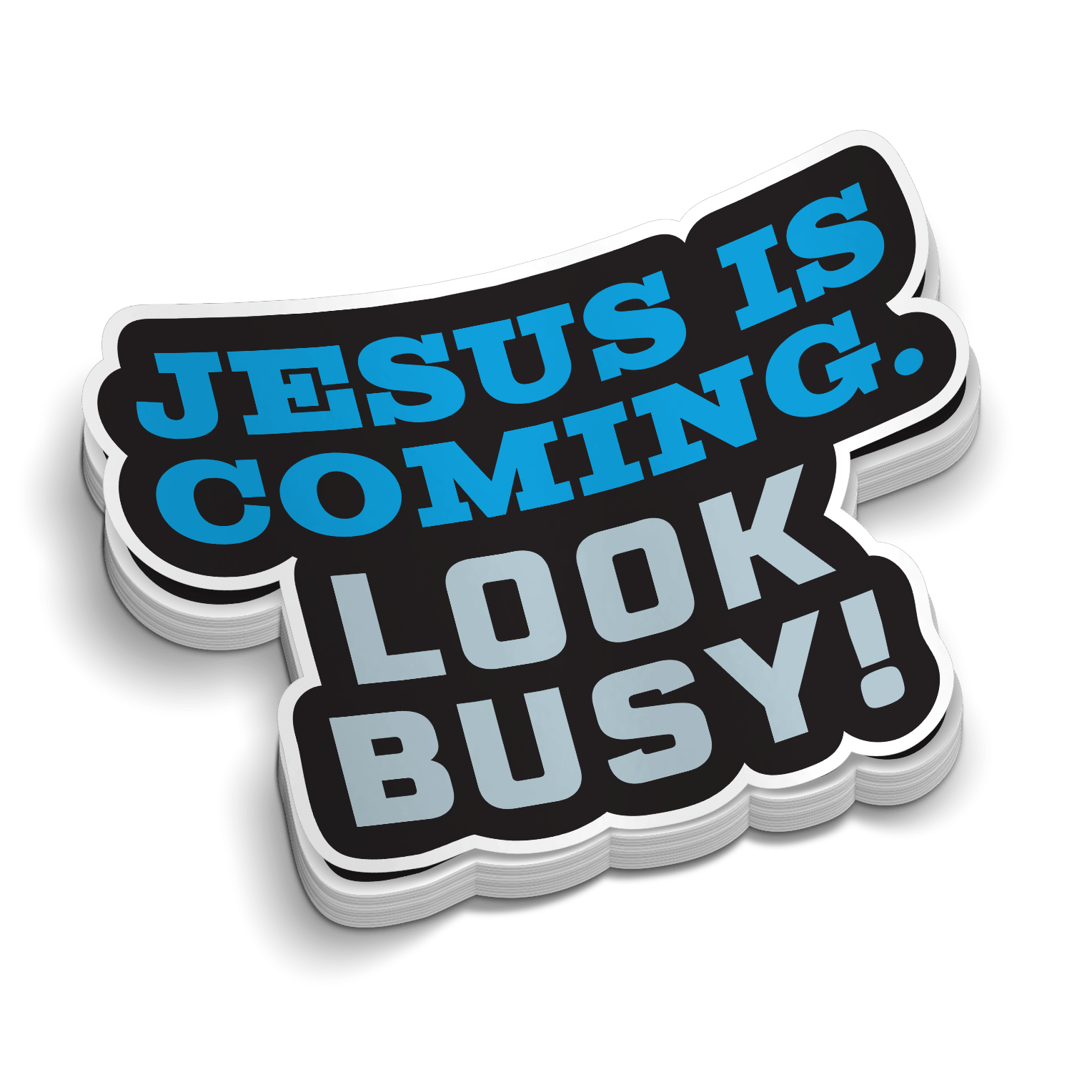 Look Busy - Hard Hat Decal - Armed American Supply