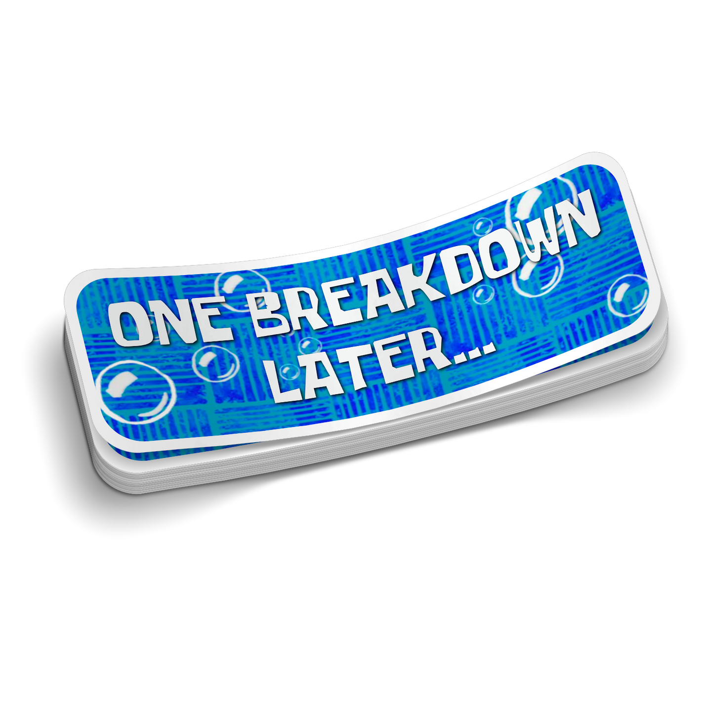 Breakdown - Hard Hat Decal