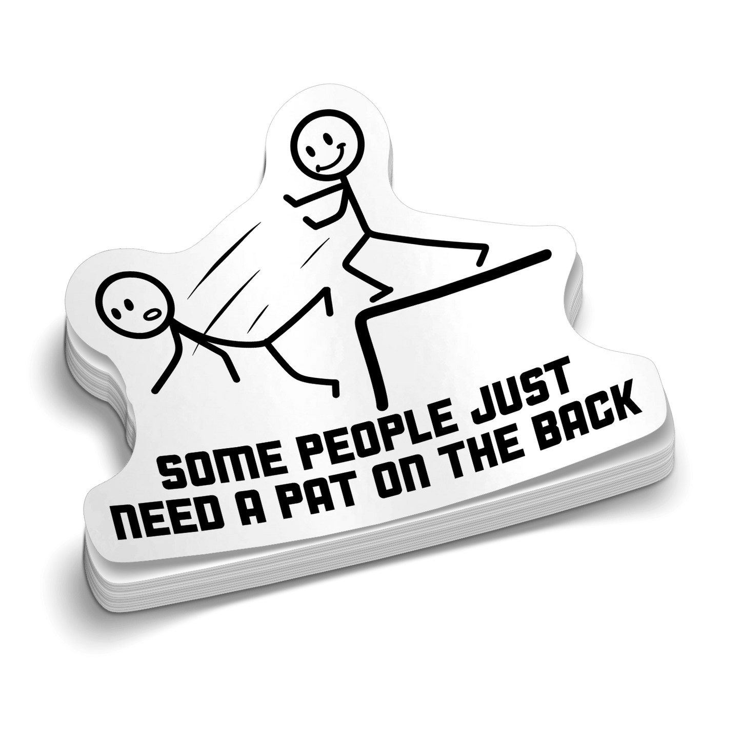 Pat On The Back - Hard Hat Decal - Armed American Supply