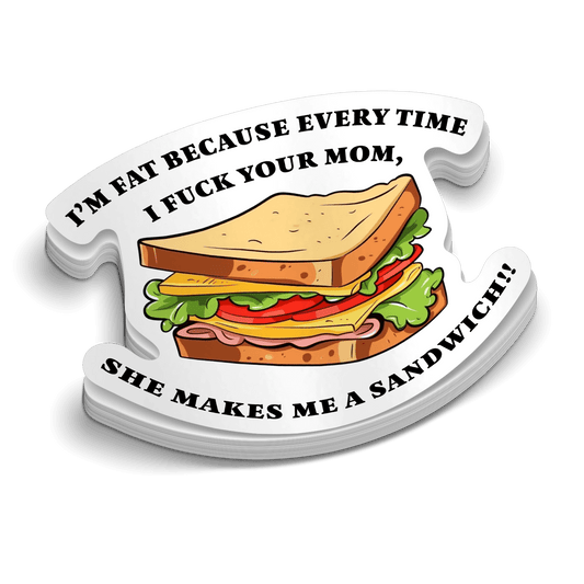 Sandwich Hard Hat Decal - Armed American Supply