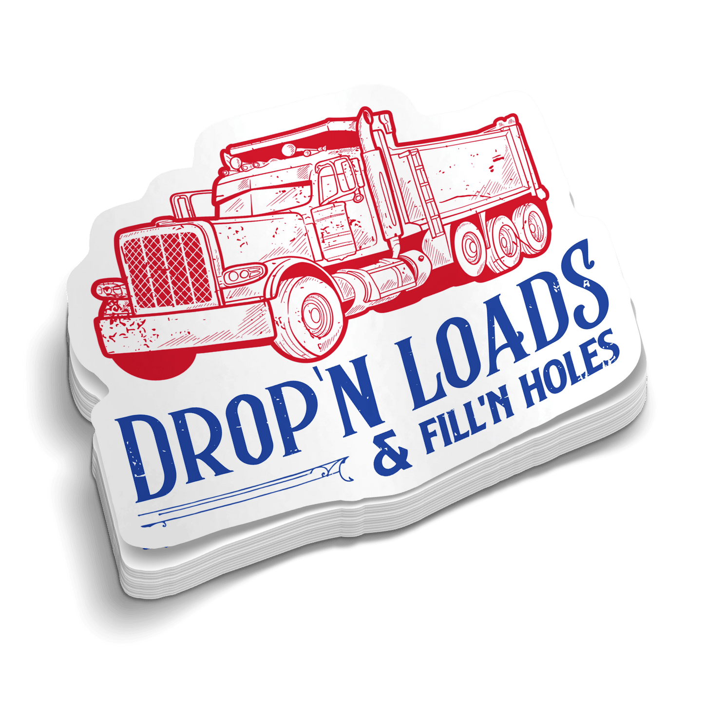 Dropin' Loads Hard Hat Decal - Armed American Supply