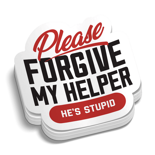 My Helper - Hard Hat Decal - Armed American Supply