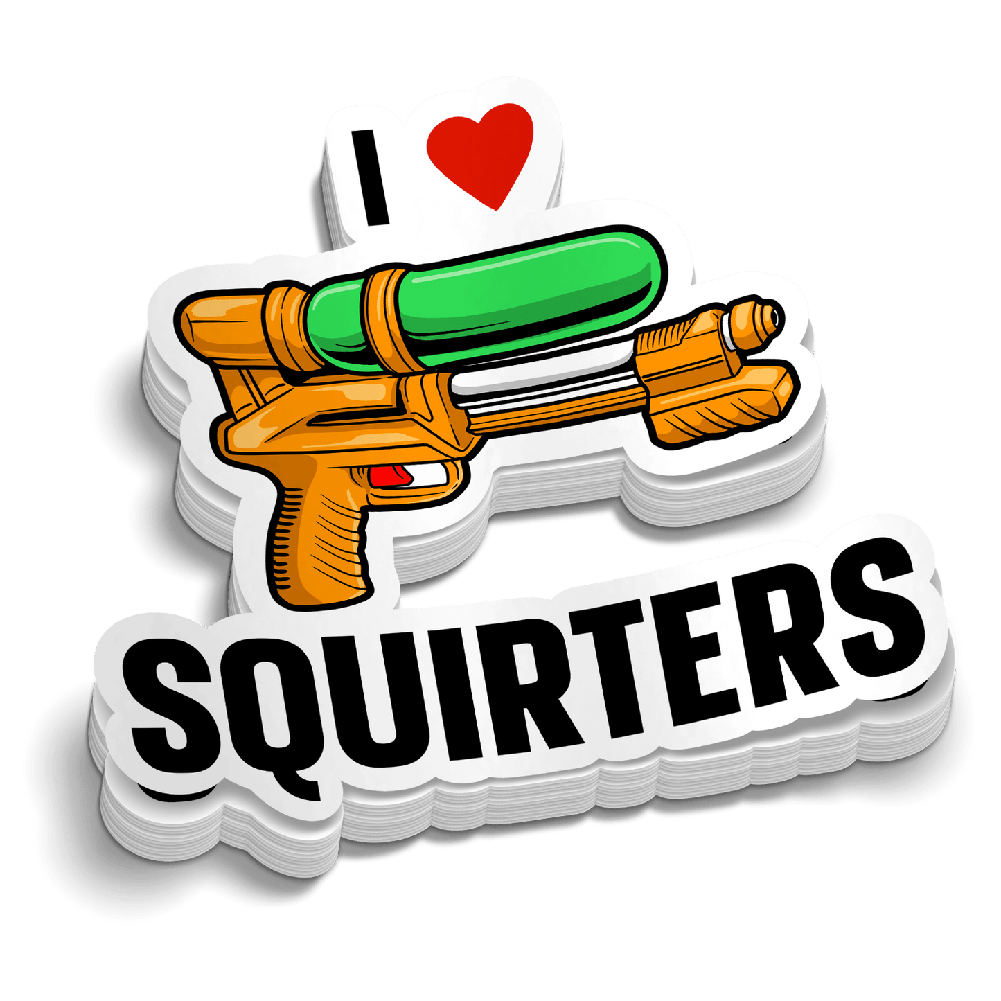 Squirters - Hard Hat Decal - Armed American Supply