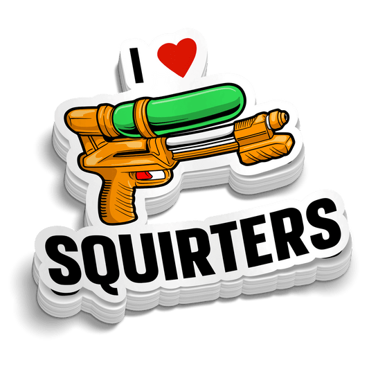 Squirters - Hard Hat Decal - Armed American Supply