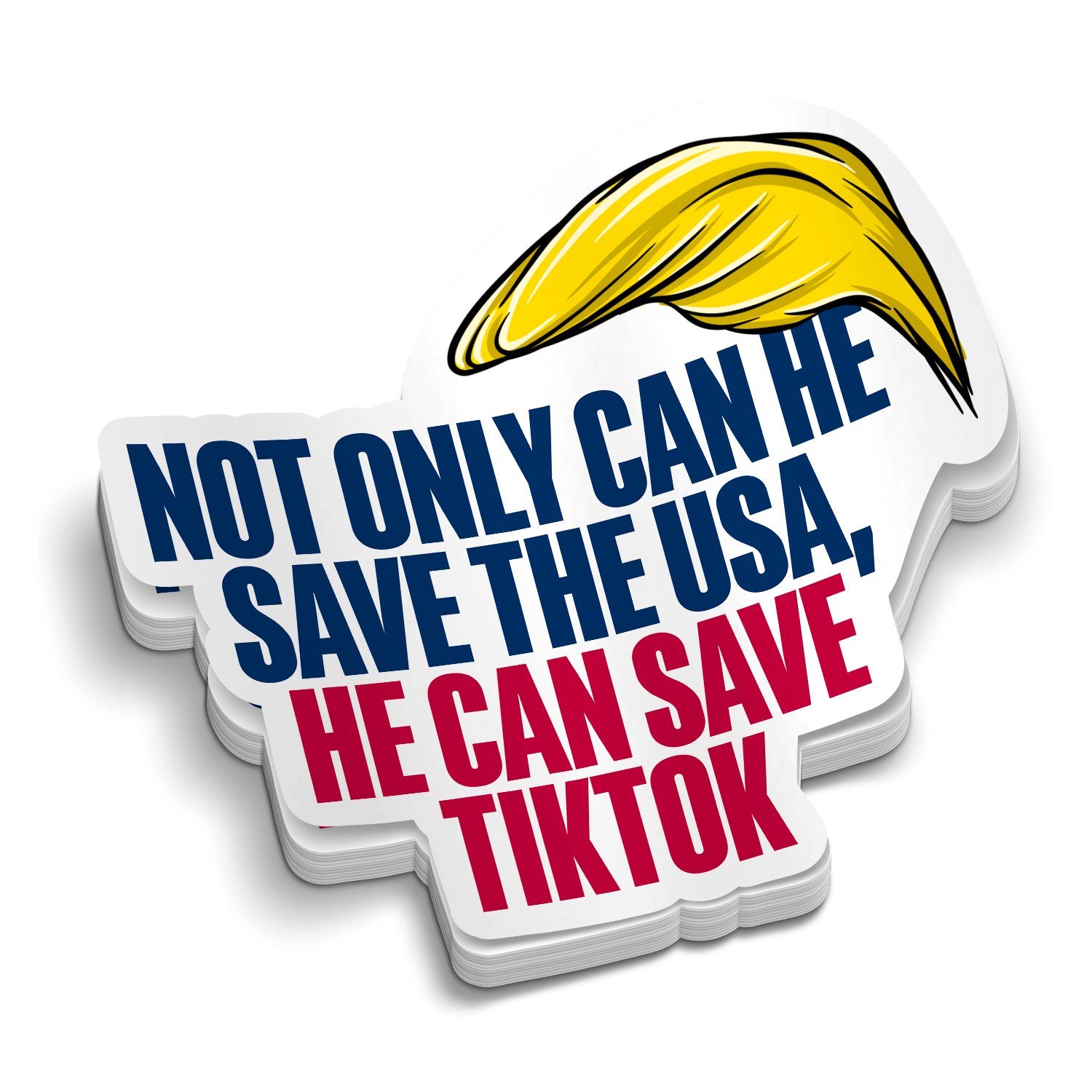Making TikTok Great - Hard Hat Decal - Armed American Supply