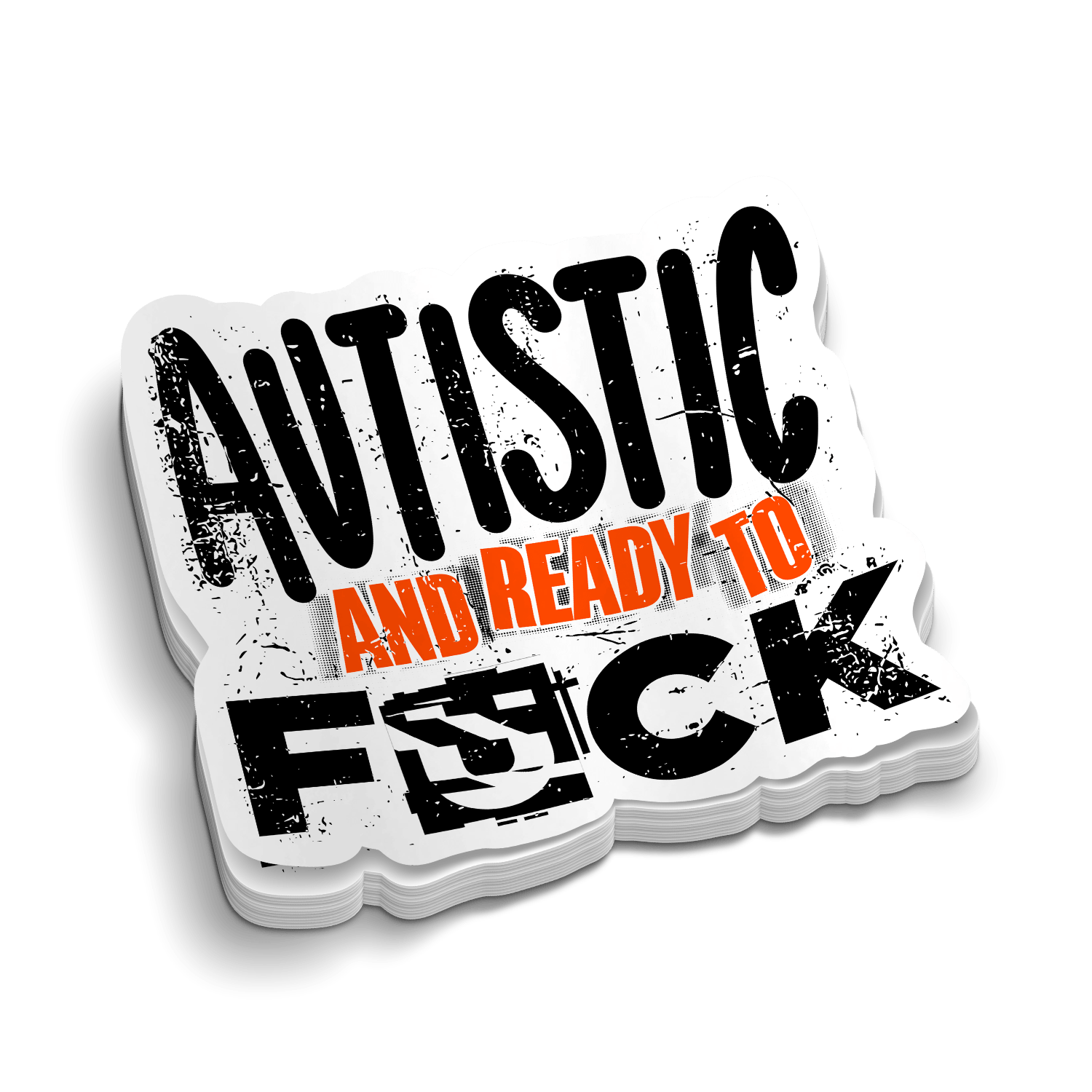 Autistic and Ready - Hard Hat Decal - Armed American Supply