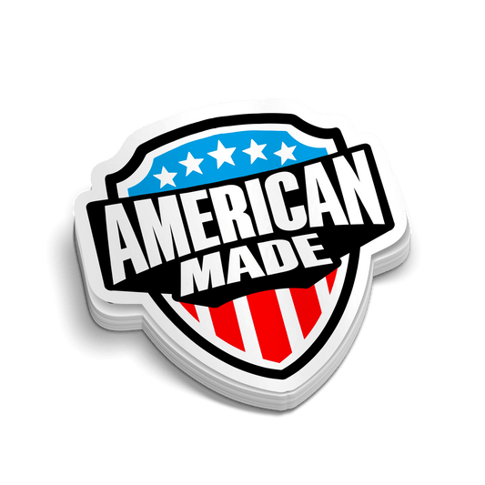 American Made - Hard Hat Decal - Armed American Supply