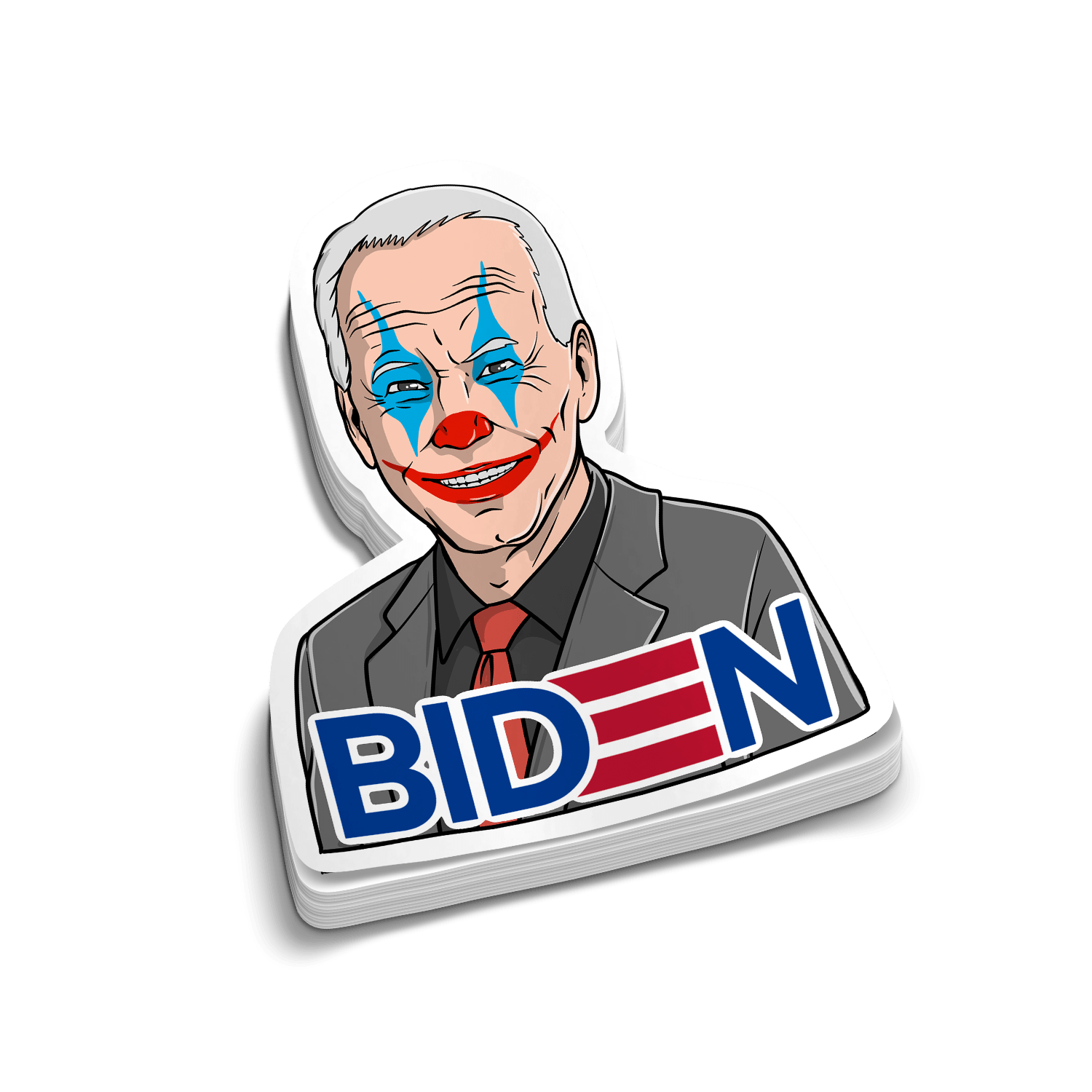 Joe Clown - den - Hard Hat Decal - Armed American Supply