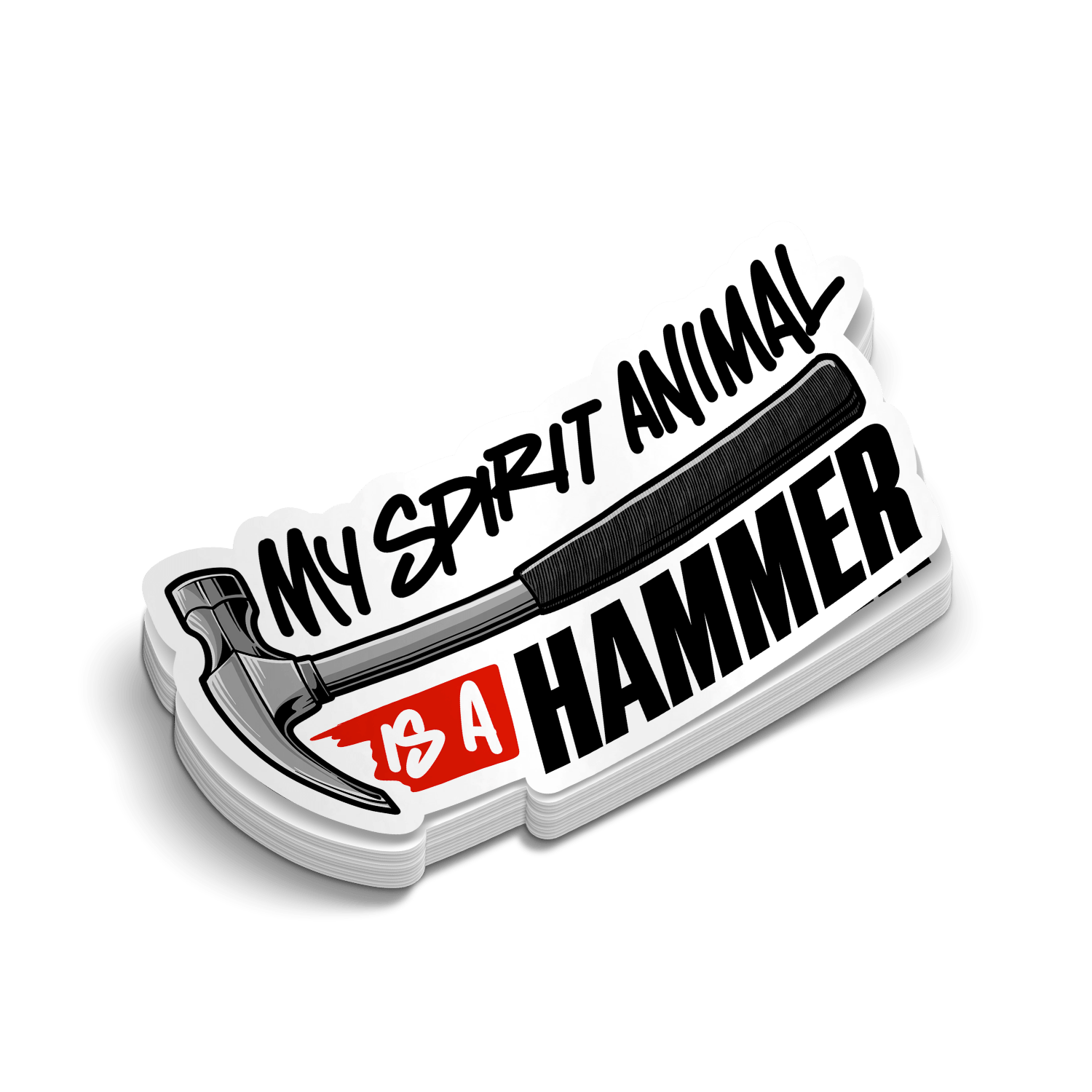 Spirit Hammer - Hard Hat Decal - Armed American Supply