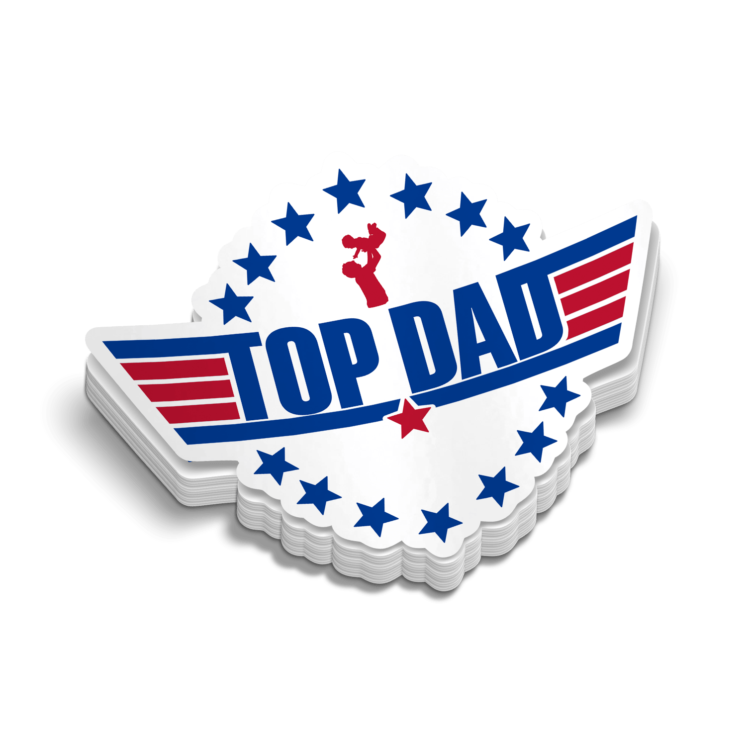 Top Dad - Hard Hat Decal - Armed American Supply