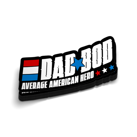 Dad Bod - Hard Hat Decal - Armed American Supply