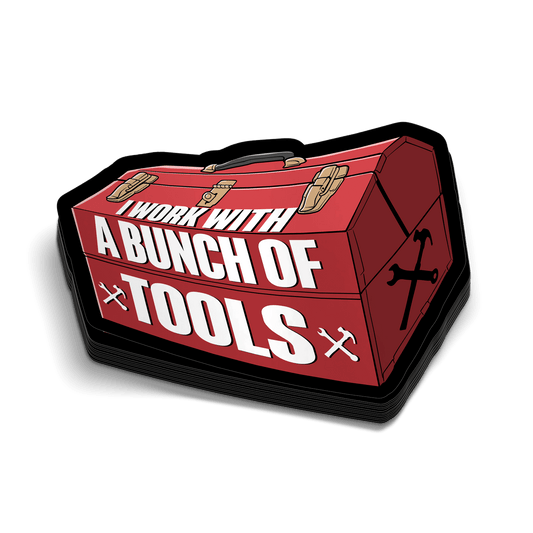 Bunch Of Tools - Hard Hat Decal - Armed American Supply