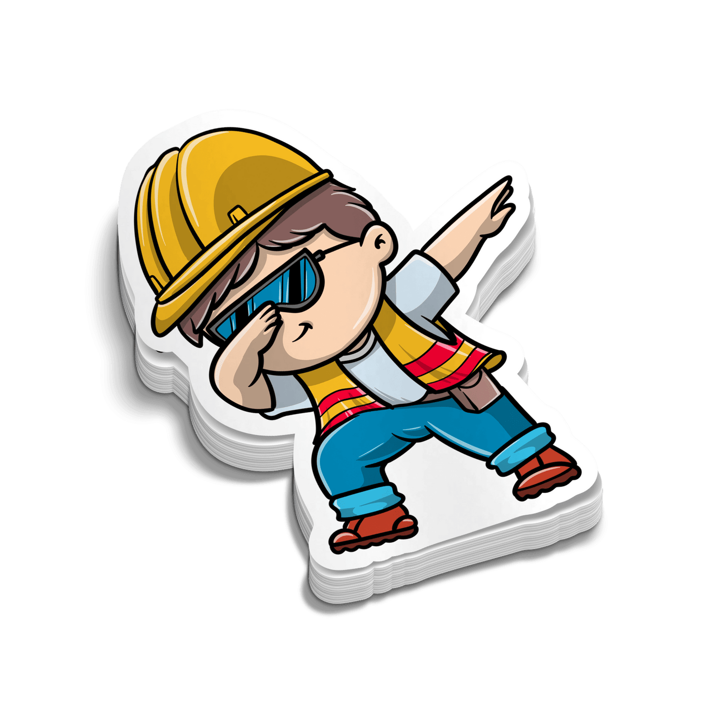 Construction DAB - Hard Hat Decal - Armed American Supply