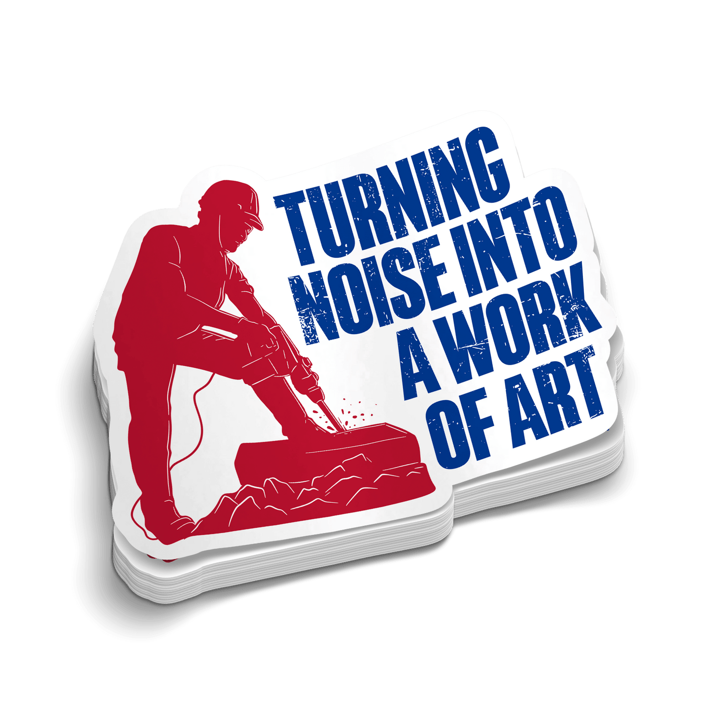 Noise Into Art - Hard Hat Decal - Armed American Supply