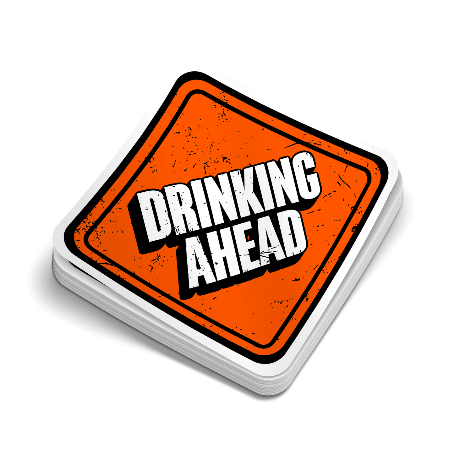 Drinking Ahead - Hard Hat Decal