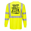 White crayon - reflective long sleeve