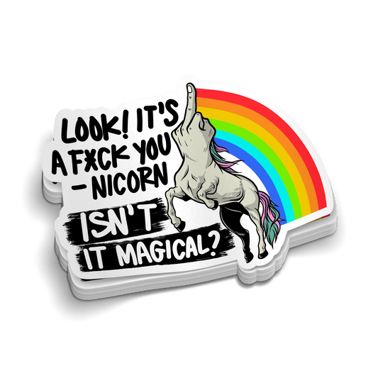 F*ck Younicorn - Hard Hat Decal - Armed American Supply