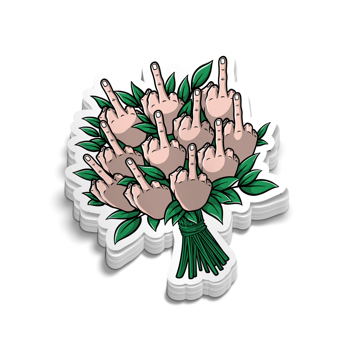 Bouquet - Hard Hat Decal