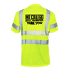 No college still smarter - reflective safety t-shirt