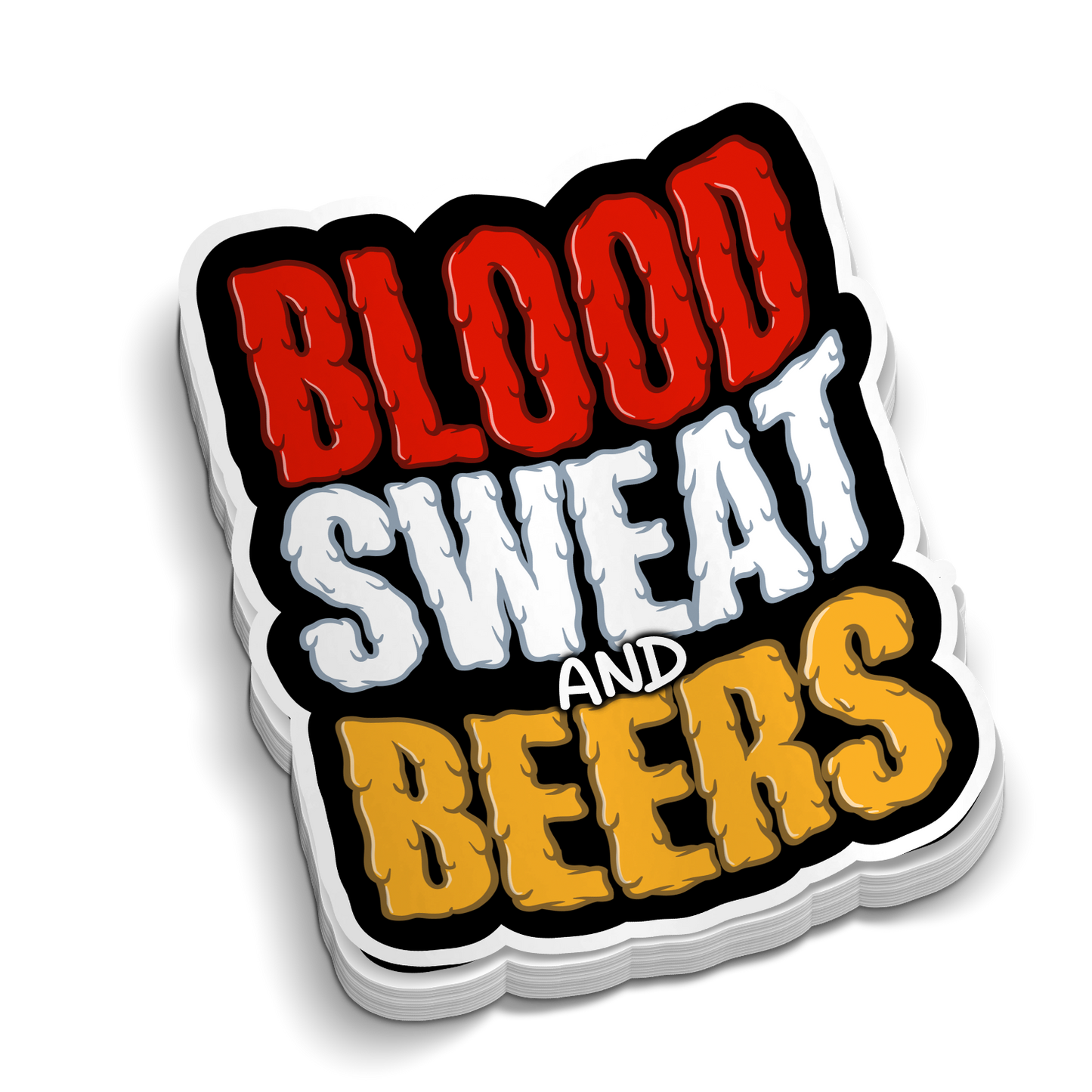 Blood Sweat Beers - Hard Hat Decal