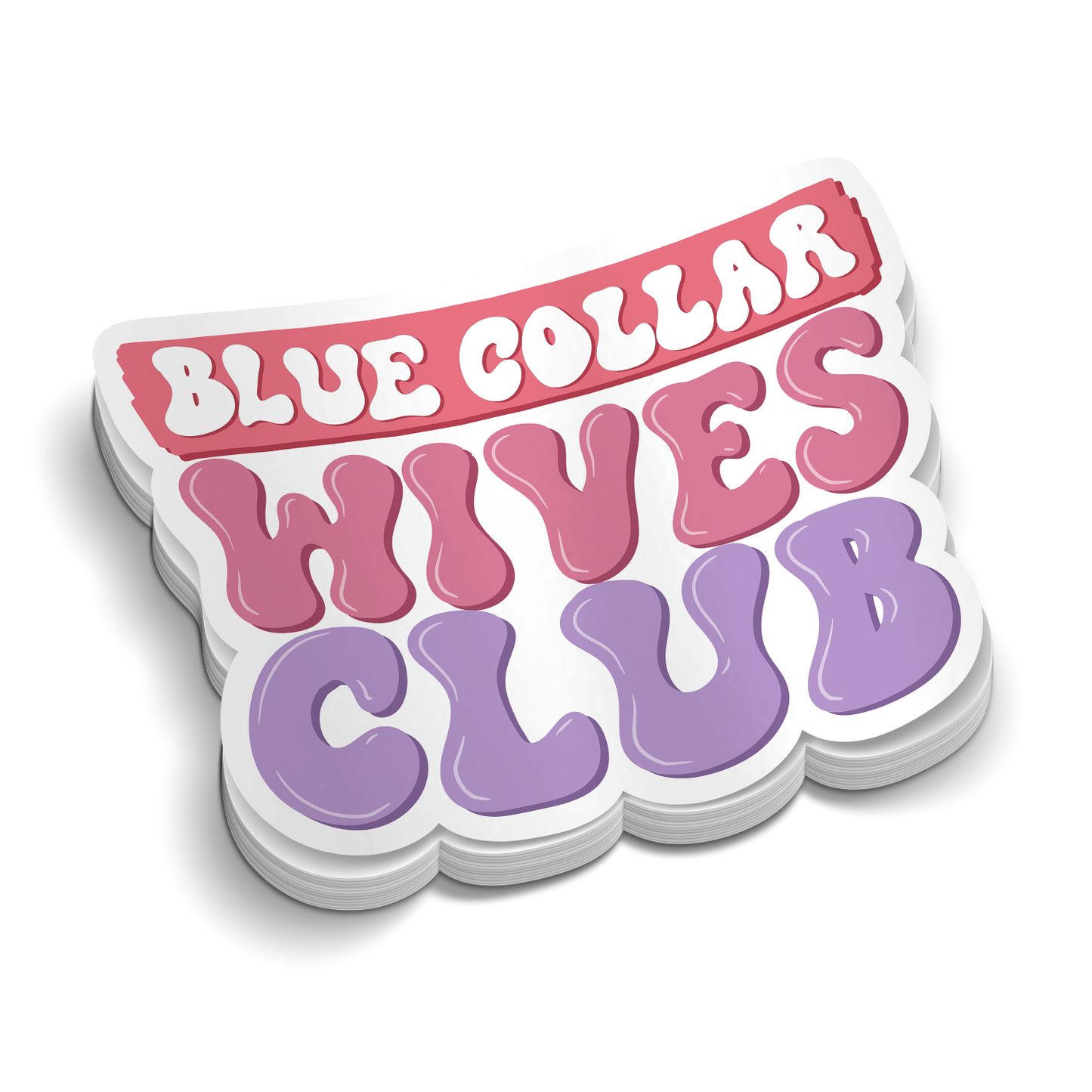 Blue Collar Wives Club - Hard Hat Decal