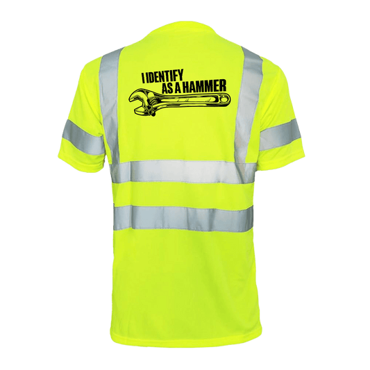 Identify As A Hammer - Reflective Safety T-Shirt - Armed American Supply