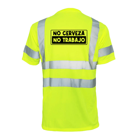 No Cerveza - Reflective Safety T-Shirt - Armed American Supply