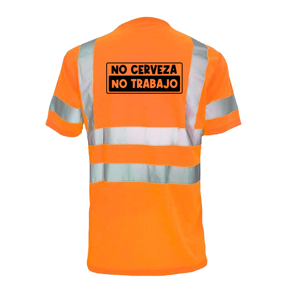 No Cerveza - Reflective Safety T-Shirt