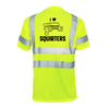I love squirters - reflective safety t-shirt