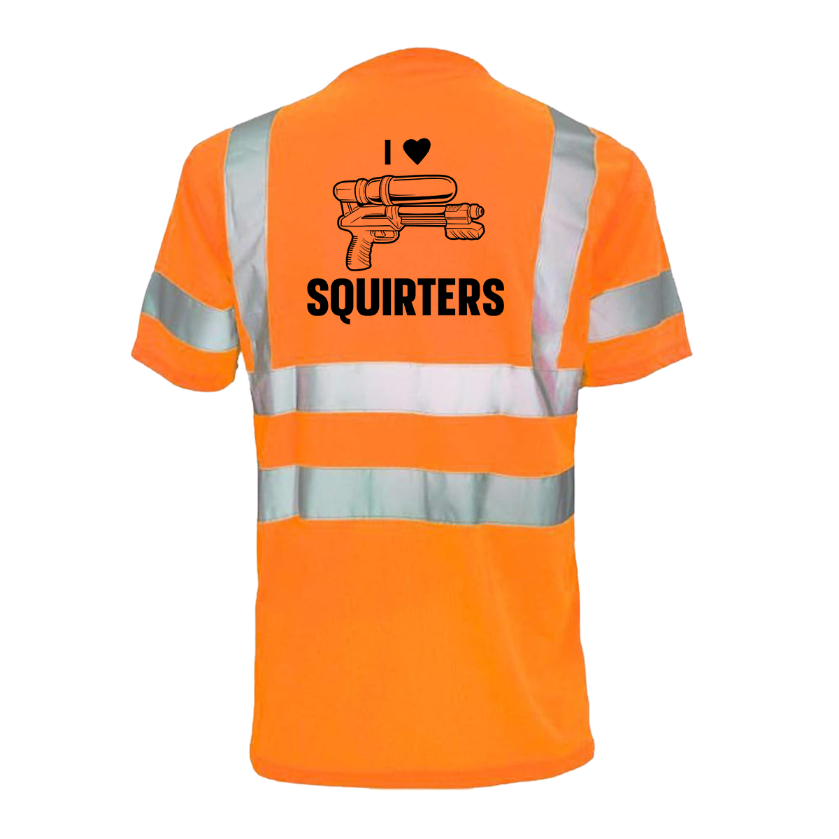 I Love Squirters - Reflective Safety T-Shirt