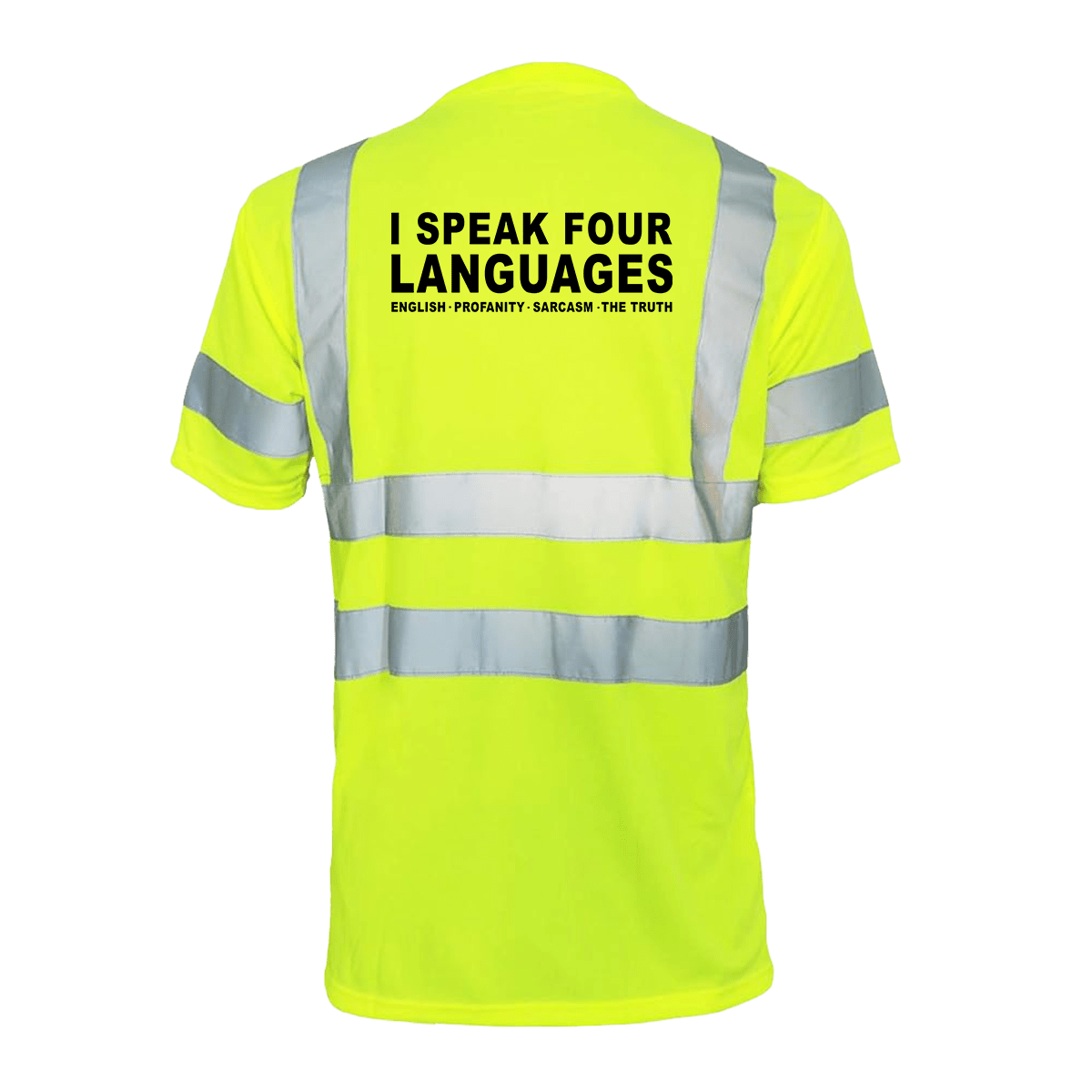 Four Languages - Reflective Safety T-Shirt - Armed American Supply
