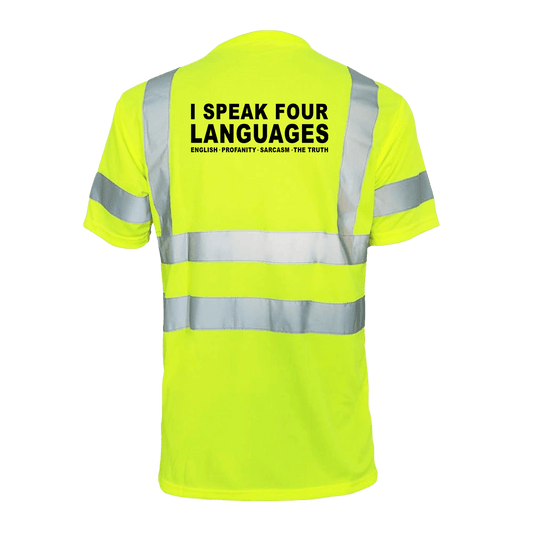 Four Languages - Reflective Safety T-Shirt - Armed American Supply