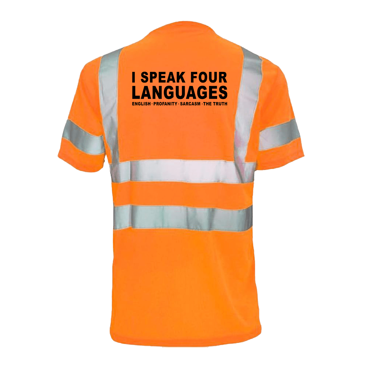 Four Languages - Reflective Safety T-Shirt - Armed American Supply