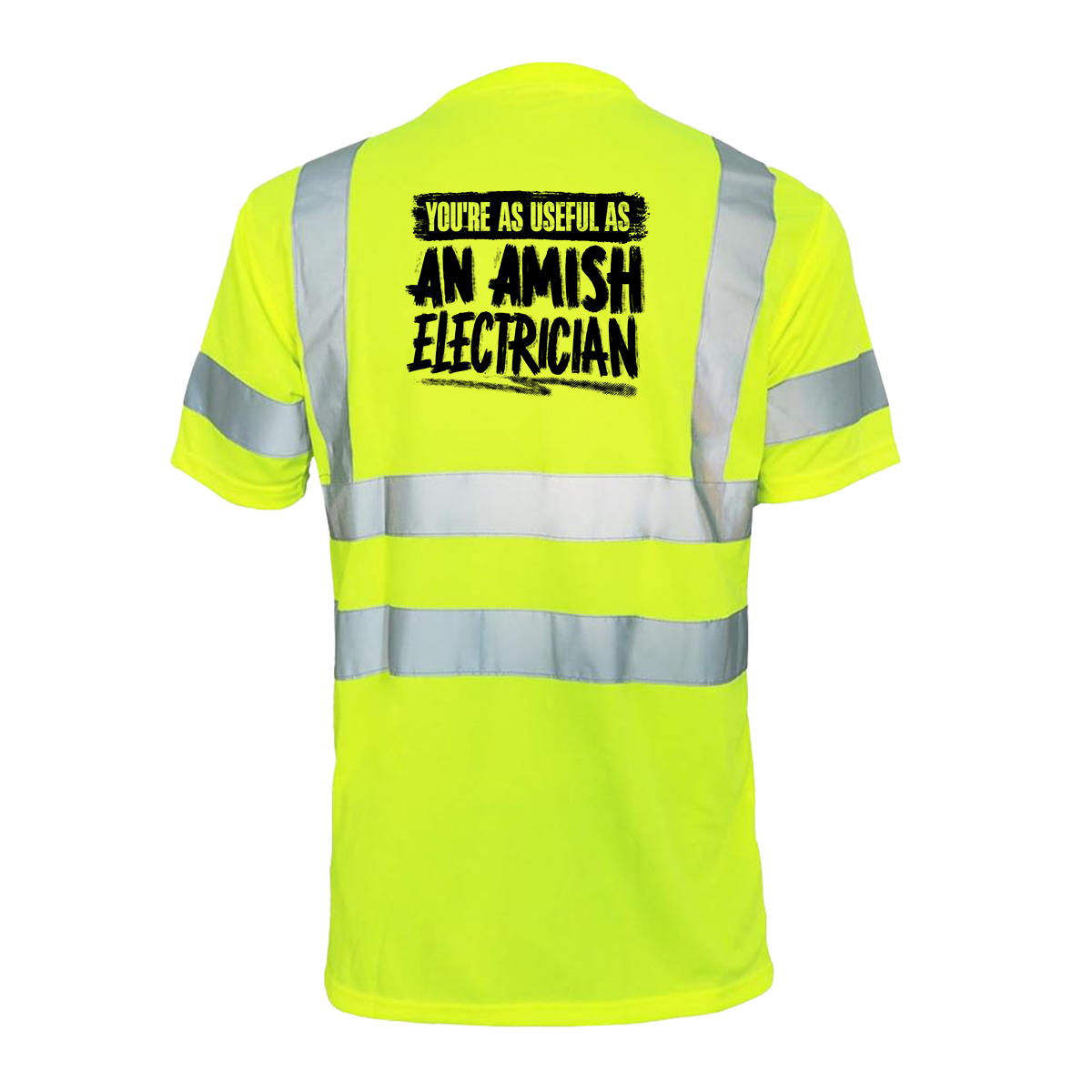 Amish Electrician - Reflective Safety T-Shirt