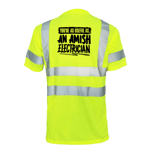 Amish Electrician - Reflective Safety T-Shirt - Armed American Supply